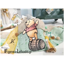 Διακοσμητικό κολυμπήθρας για βάπτιση αγοριού "Winnie the Pooh / Γουίνι το αρκουδάκι"