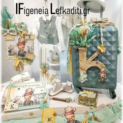 Βιβλίο ευχών βάπτισης για αγόρι "Winnie the Pooh / Γουίνι το αρκουδάκι"